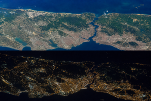 İstanbul’un uzaydan fotoğrafları hangi yıllara ait?