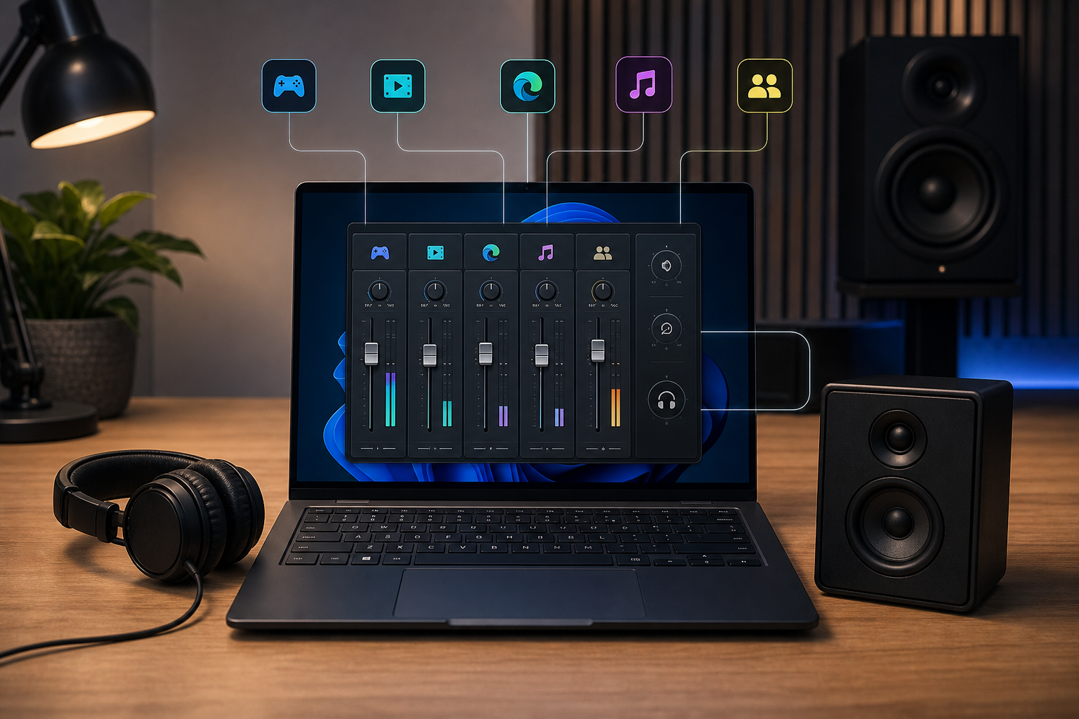 Windows 11’de Uygulama Sesi Farklı Cihaza Nasıl Verilir?