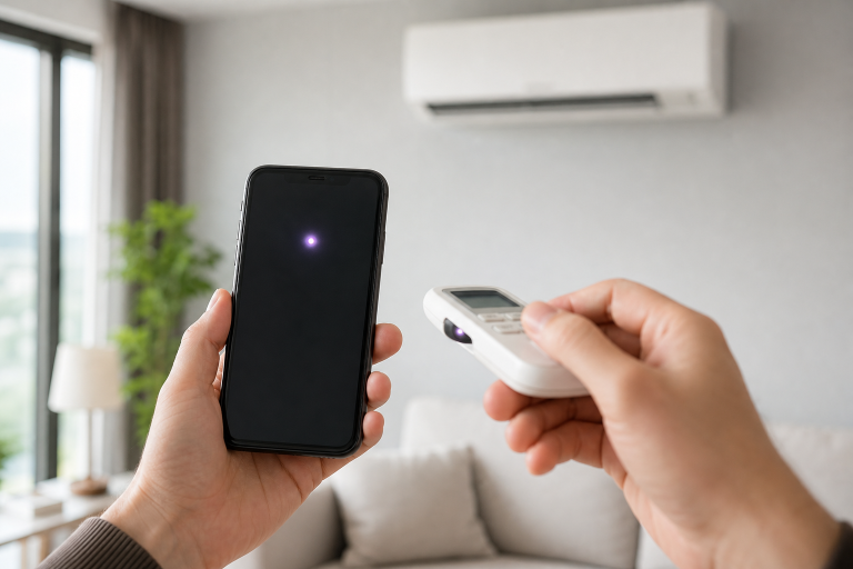 Klima Kumandası Telefon Kamerasıyla Nasıl Test Edilir?